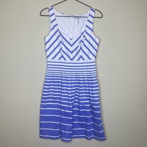 Max and Cleo v neck chevron dress